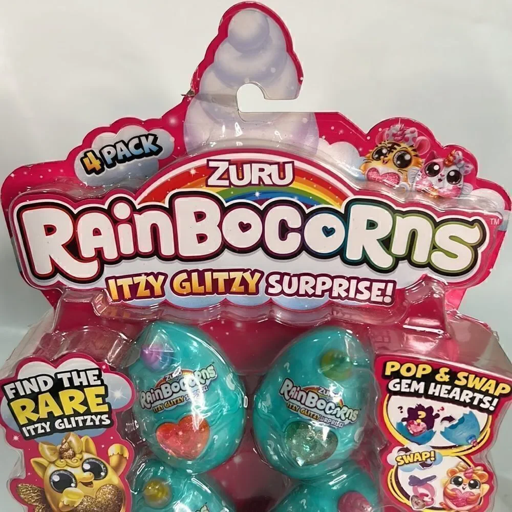 Ziti Rainbocorns Itzy Glitzy Surprise! pack of 4. NIB